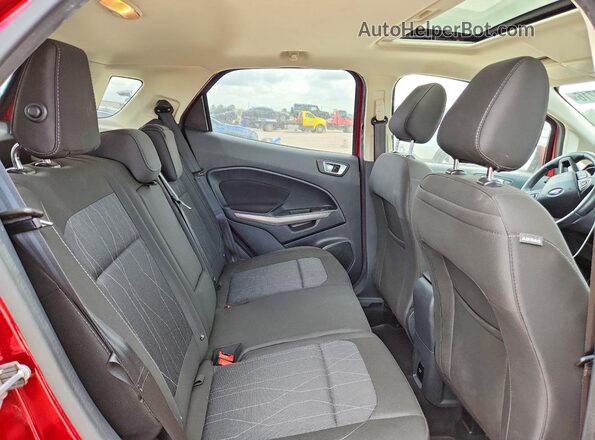 MAJ3S2GE5KC295382 2019 FORD ECOSPORT Red Rear seats view