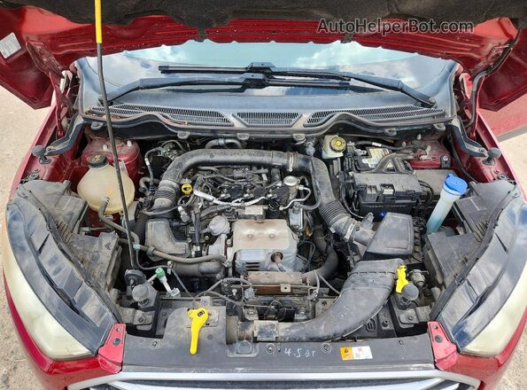 MAJ3S2GE5KC295382 2019 FORD ECOSPORT Red Rear interior view