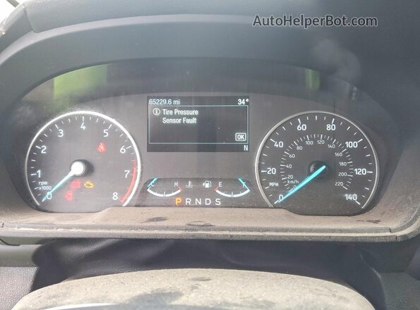 MAJ3S2GE5KC310141 2019 FORD ECOSPORT White ხელსაწყოთა პანელის ხედი