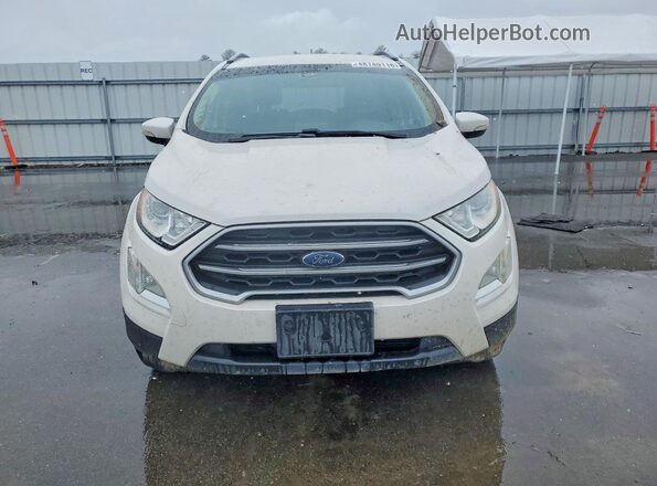 MAJ3S2GE5KC310141 2019 FORD ECOSPORT White წინა ხედი