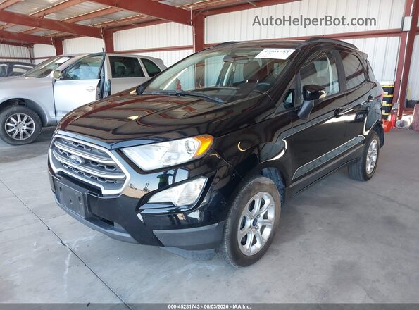 MAJ3S2GE5LC342685 2020 FORD ECOSPORT Black წინა მარცხენა ხედი სამი მეოთხედიდან