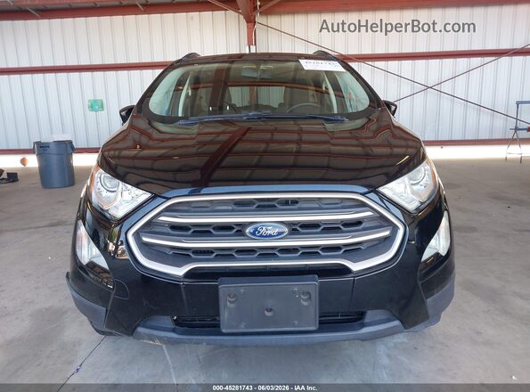 MAJ3S2GE5LC342685 2020 FORD ECOSPORT Black ხელსაწყოთა პანელის ხედი