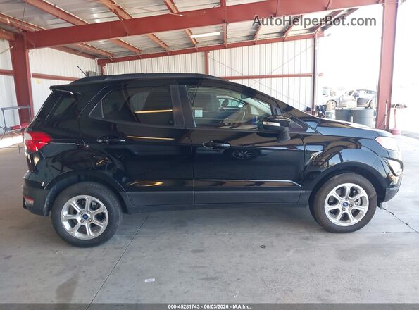 MAJ3S2GE5LC342685 2020 FORD ECOSPORT Black უკანა სალონის ხედი