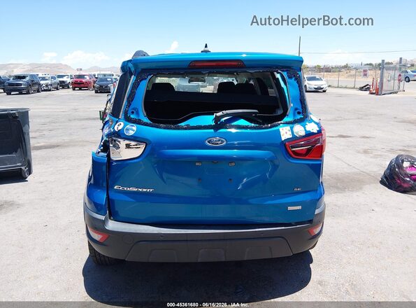 MAJ3S2GE5LC344534 2020 FORD ECOSPORT Blue Vista frontal