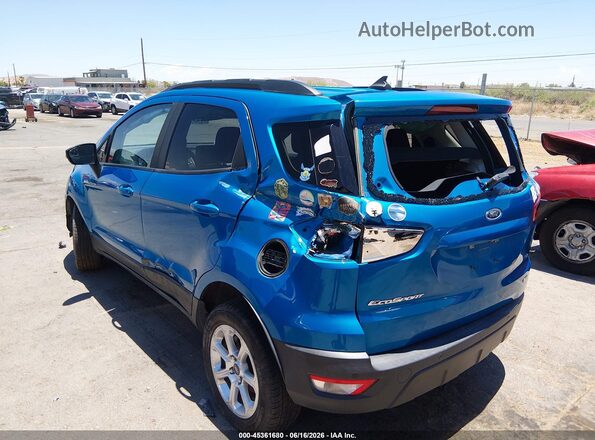 MAJ3S2GE5LC344534 2020 FORD ECOSPORT Blue Trasero izquierdo