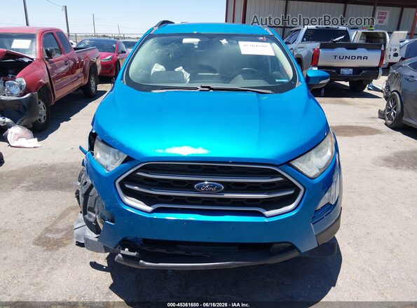 MAJ3S2GE5LC344534 2020 FORD ECOSPORT Blue Vista del cuadro de instrumentos