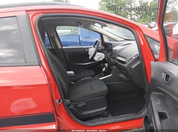 MAJ3S2GE5MC456025 2021 FORD ECOSPORT Красный Вид салона спереди