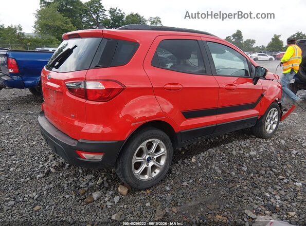 MAJ3S2GE5MC456025 2021 FORD ECOSPORT Красный Задняя правая четверть