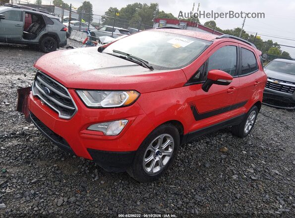 MAJ3S2GE5MC456025 2021 FORD ECOSPORT Красный Передняя левая четверть