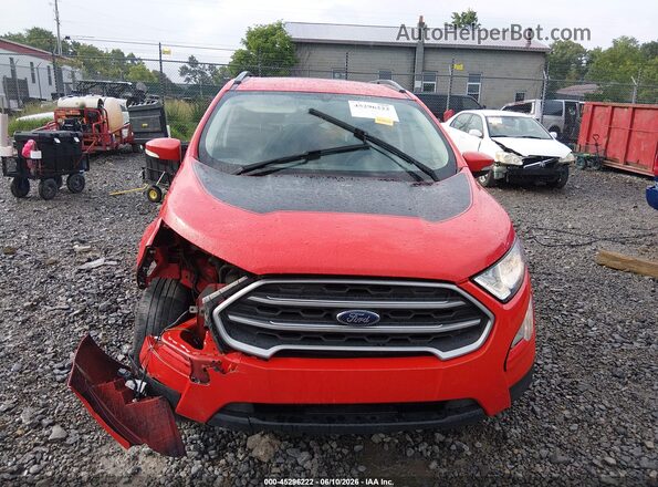 MAJ3S2GE5MC456025 2021 FORD ECOSPORT Красный Вид щитка приборов