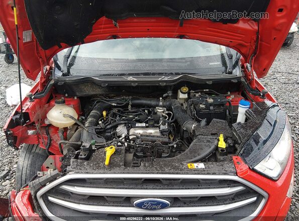 MAJ3S2GE5MC456025 2021 FORD ECOSPORT Красный Вид сзади
