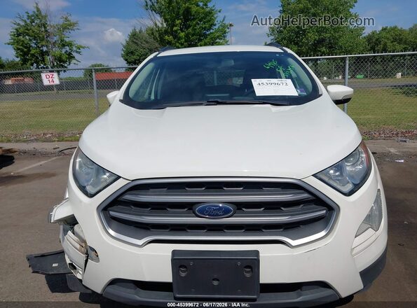 MAJ3S2GE6KC261435 2019 FORD ECOSPORT White Instrument cluster view