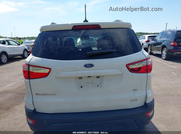 MAJ3S2GE6KC261435 2019 FORD ECOSPORT White 