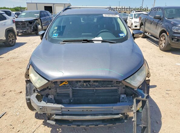 MAJ3S2GE6KC272497 2019 FORD ECOSPORT Gray Դիմացի տեսք
