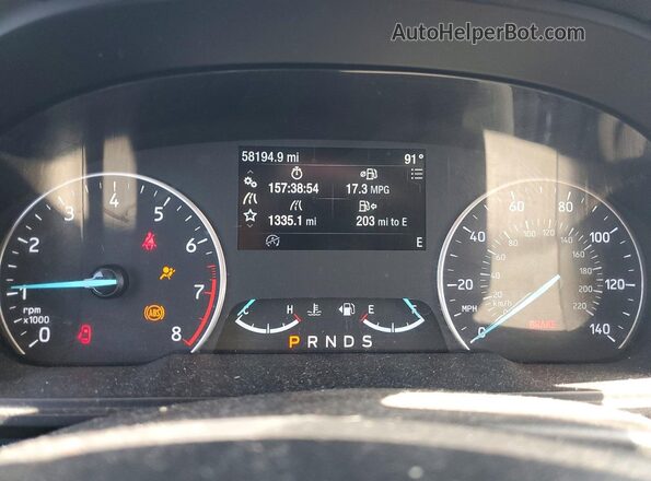 MAJ3S2GE6KC272497 2019 FORD ECOSPORT Gray Սարքավորումների վահանակի տեսք
