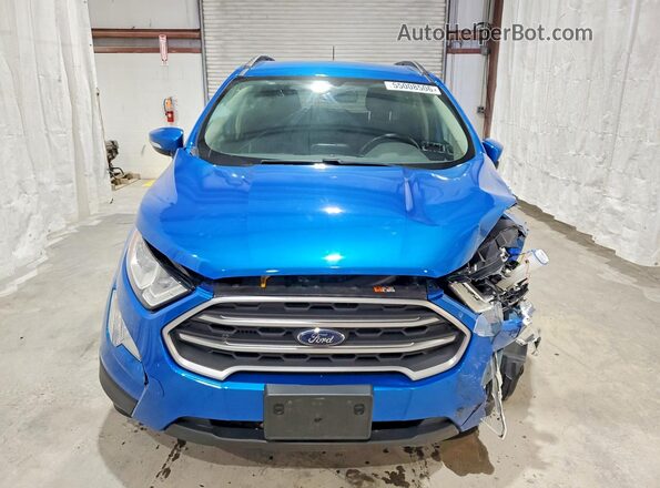 MAJ3S2GE6KC302291 2019 FORD ECOSPORT Blue Դիմացի տեսք
