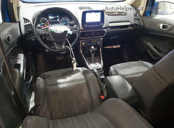 MAJ3S2GE6KC302291 2019 FORD ECOSPORT Blue Առջևի վահանակի տեսք