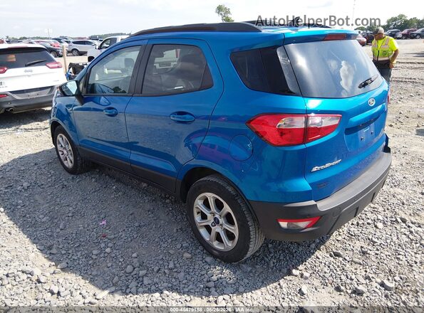 MAJ3S2GE6LC344168 2020 FORD ECOSPORT Blue Задня ліва чверть