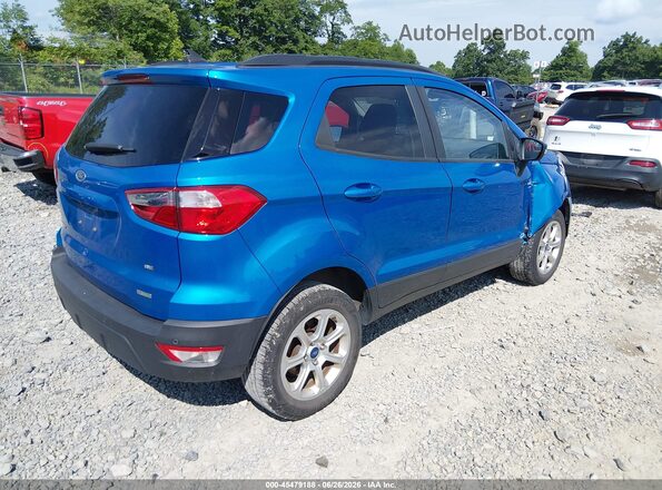 MAJ3S2GE6LC344168 2020 FORD ECOSPORT Blue Задня права чверть