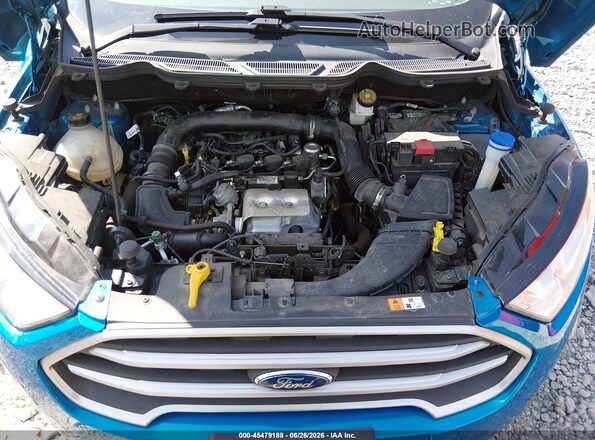 MAJ3S2GE6LC344168 2020 FORD ECOSPORT Blue Вид ззаду