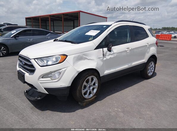 MAJ3S2GE6LC391264 2020 FORD ECOSPORT White Առջևի ձախ երեք քառորդ տեսարան