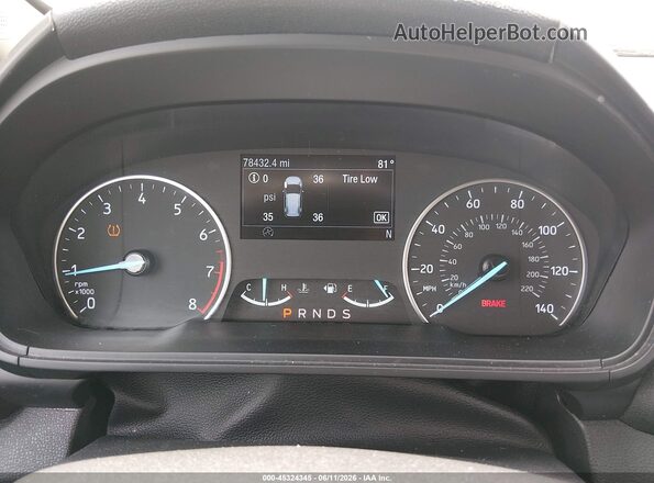 MAJ3S2GE6LC391264 2020 FORD ECOSPORT White Հետևի նստատեղերի տեսք