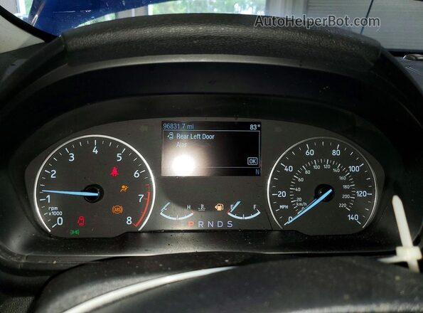 MAJ3S2GE6MC407111 2021 FORD ECOSPORT Blue ხელსაწყოთა პანელის ხედი