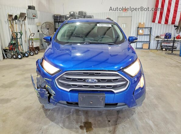 MAJ3S2GE6MC407111 2021 FORD ECOSPORT Blue წინა ხედი