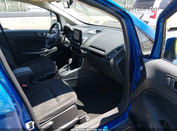 MAJ3S2GE6MC424104 2021 FORD ECOSPORT Синий Вид салона спереди