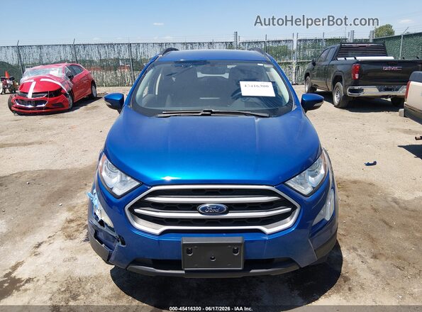 MAJ3S2GE6MC424104 2021 FORD ECOSPORT Синий Вид задней части салона