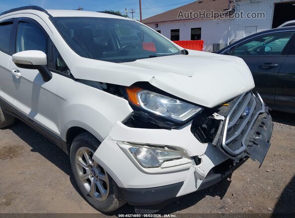 MAJ3S2GE7KC253733 2019 FORD ECOSPORT White 
