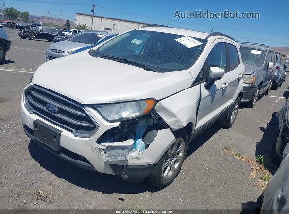 MAJ3S2GE7KC279913 2019 FORD ECOSPORT White Przód lewy