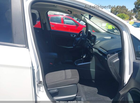 MAJ3S2GE7KC279913 2019 FORD ECOSPORT White Widok wnętrza z przodu