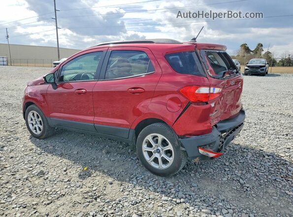 MAJ3S2GE7KC304678 2019 FORD ECOSPORT Red Rear left