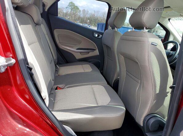 MAJ3S2GE7KC304678 2019 FORD ECOSPORT Red Rear interior view