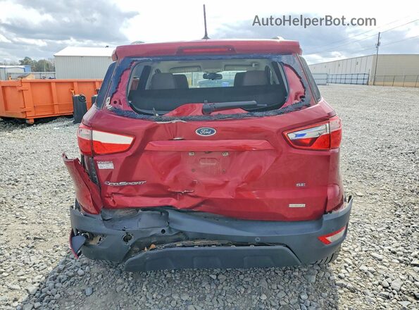 MAJ3S2GE7KC304678 2019 FORD ECOSPORT Red Rear view