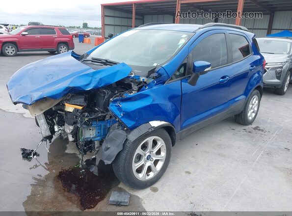MAJ3S2GE7LC320607 2020 FORD ECOSPORT Blue Передня ліва чверть