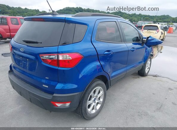 MAJ3S2GE7LC320607 2020 FORD ECOSPORT Blue Задня права чверть