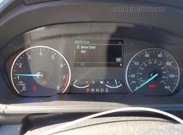 MAJ3S2GE7LC335799 2020 FORD ECOSPORT Red Սարքավորումների վահանակի տեսք