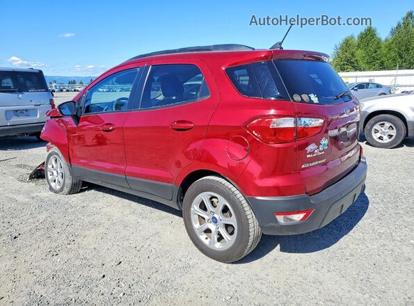 MAJ3S2GE7MC395910 2021 FORD ECOSPORT Red Задня ліва чверть