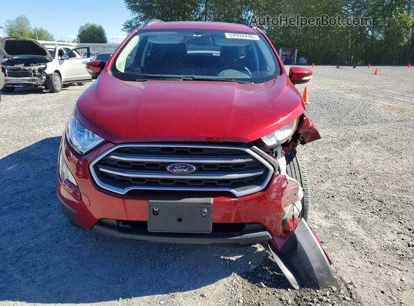 MAJ3S2GE7MC395910 2021 FORD ECOSPORT Red Вид спереду