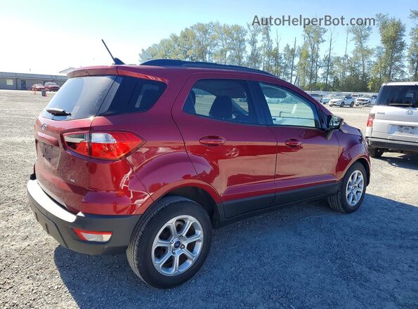 MAJ3S2GE7MC395910 2021 FORD ECOSPORT Red Задня права чверть