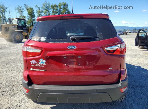 MAJ3S2GE7MC395910 2021 FORD ECOSPORT Red Вид ззаду