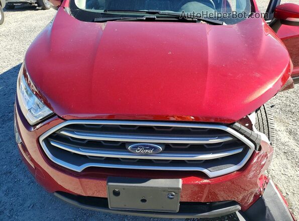 MAJ3S2GE7MC395910 2021 FORD ECOSPORT Red Вид підкапотного простору