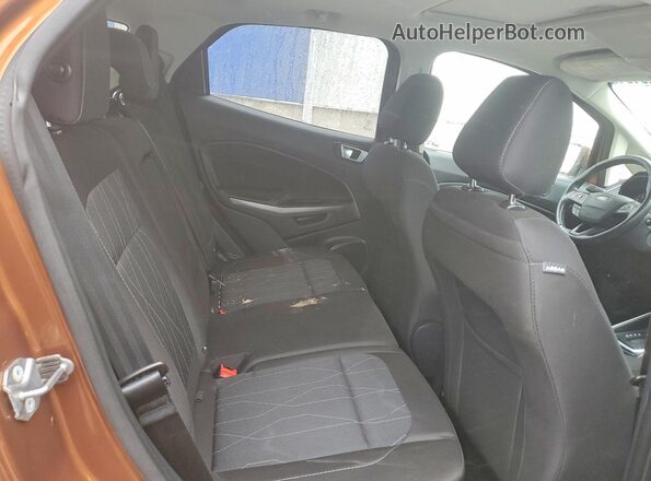MAJ3S2GE8KC273733 2019 FORD ECOSPORT Оранжевый Вид задней части салона