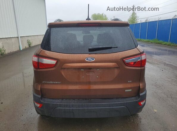 MAJ3S2GE8KC273733 2019 FORD ECOSPORT Оранжевый Вид сзади