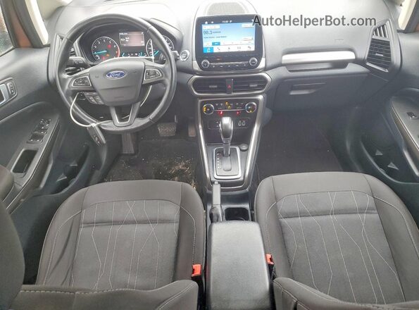 MAJ3S2GE8KC273733 2019 FORD ECOSPORT Оранжевый Вид панели приборов