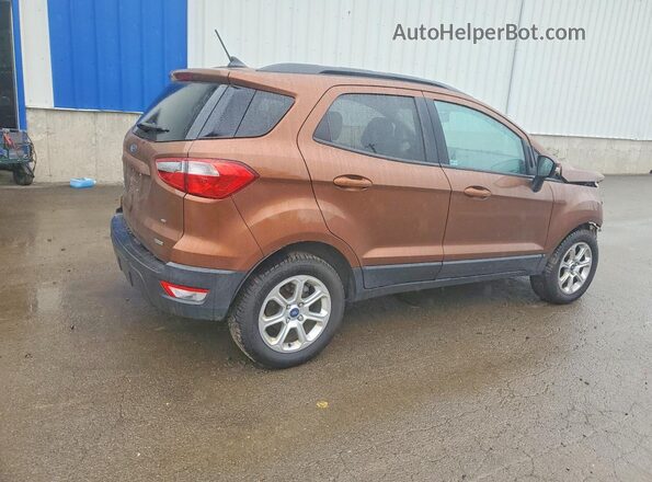 MAJ3S2GE8KC273733 2019 FORD ECOSPORT Оранжевый Задняя правая четверть