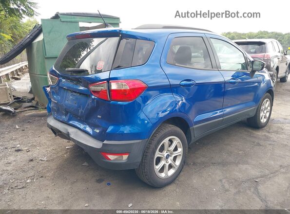 MAJ3S2GE8KC276986 2019 FORD ECOSPORT Blue უკანა მარჯვენა
