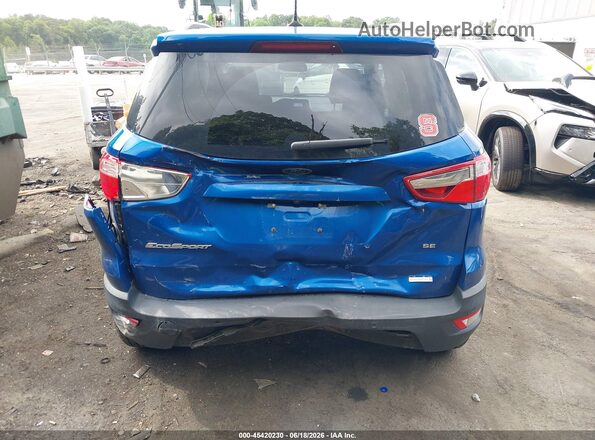 MAJ3S2GE8KC276986 2019 FORD ECOSPORT Blue წინა ხედი